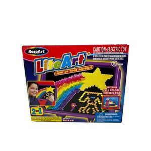 1997 RoseArt Super LiteArt "Design with Lights!" Brand New Sealed!